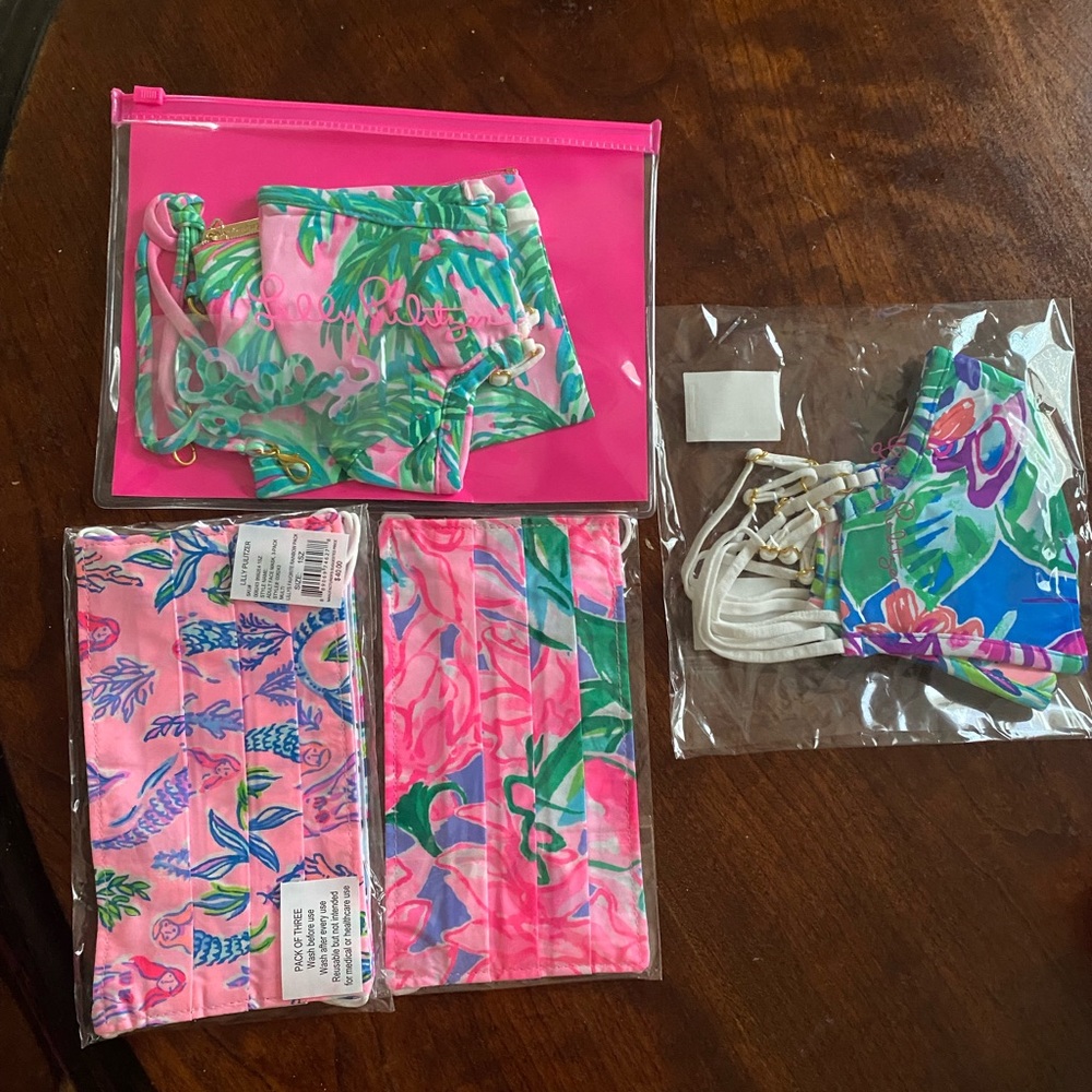 Lilly Pulitzer Mask Set